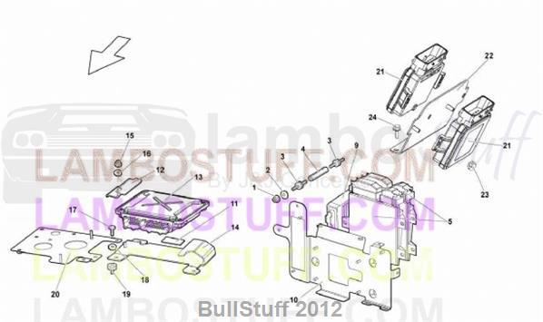 2007 Lamborghini MURCIELAGO LP 640 COUPE USA ELECTRICAL SYSTEM (971.04.00)